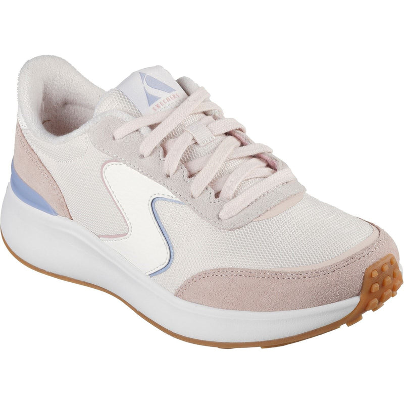Skechers BLVD Retro Runner Leather Women's Light Pink/Purple Sneakers