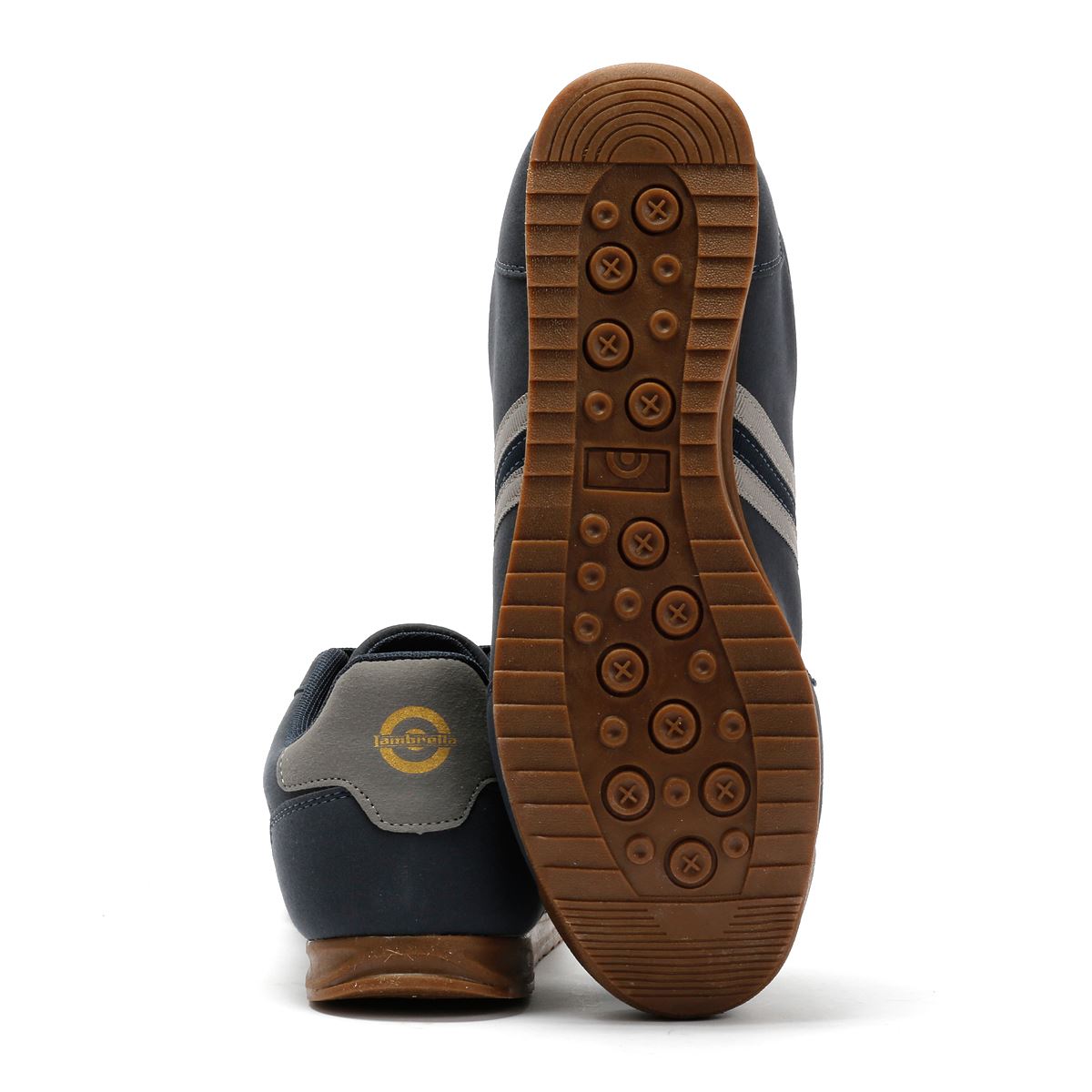 Lambretta Tackle Men's Navy/Charcoal Sneakers