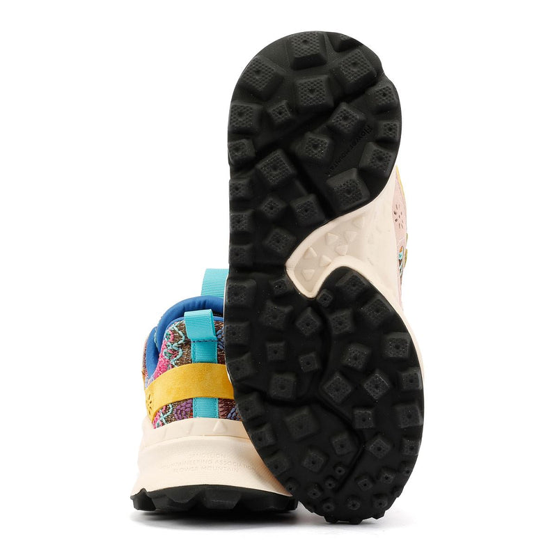 Flower Mountain Kotetsu Knit Women's Purple Aztec Sneakers