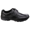 Hush Puppies Freddy 2 Junior Boys Black Leather Shoes