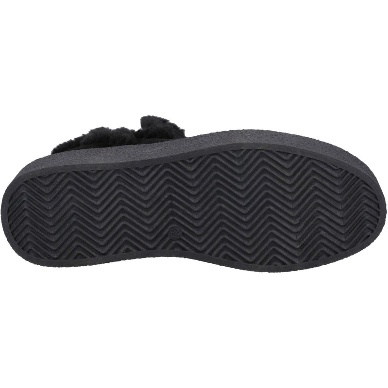 Hush Puppies Bella Suede Women's Black Flat Chelsea Boots