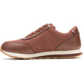 Hush Puppies Seventy8 Leather Men's Cognac Sneakers