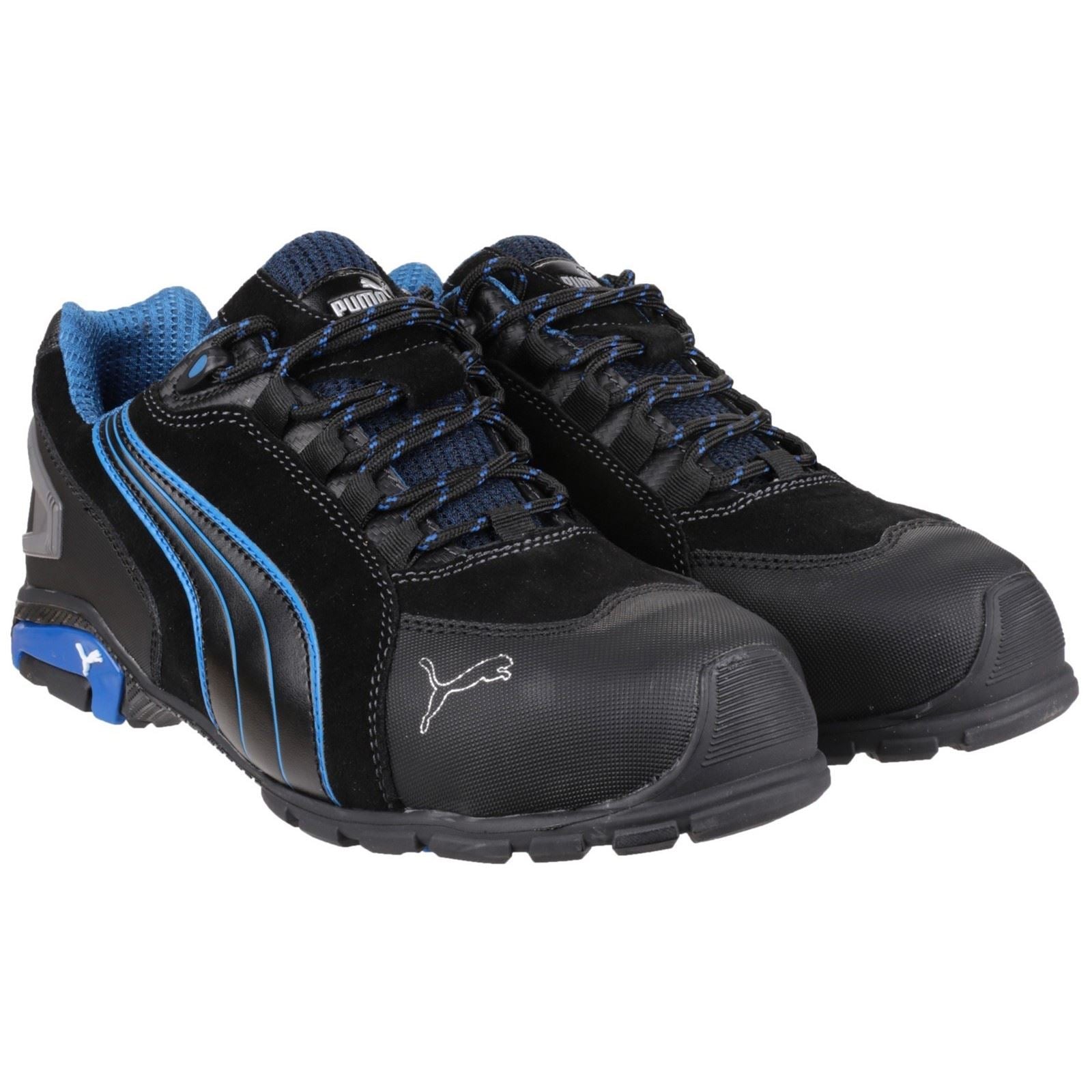 Puma Safety Rio Low Leather Black Safety Sneakers