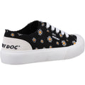 Rocket Dog Jazzin Plus Dixie Cotton Women's Black Sneakers