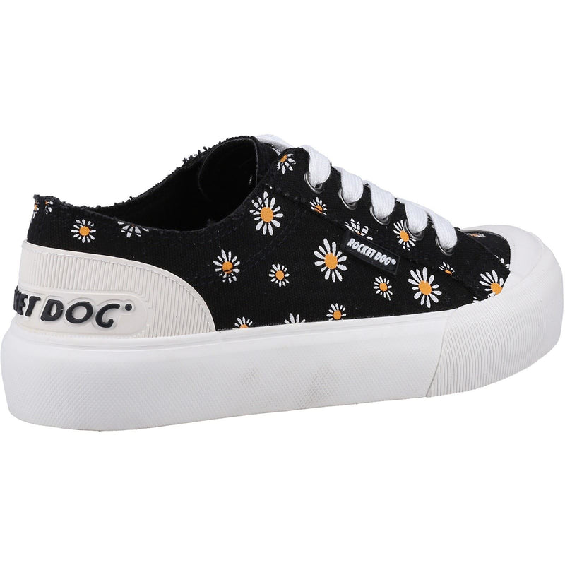 Rocket Dog Jazzin Plus Dixie Cotton Women's Black Sneakers
