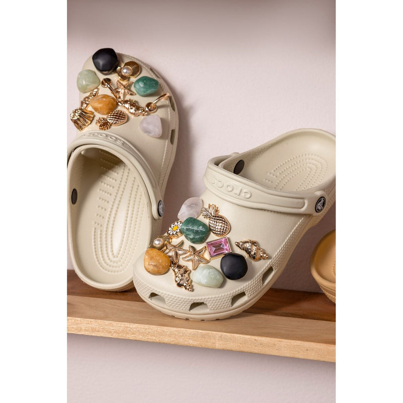 Crocs Toddler Classic Croslite Rubber Bone Loafers