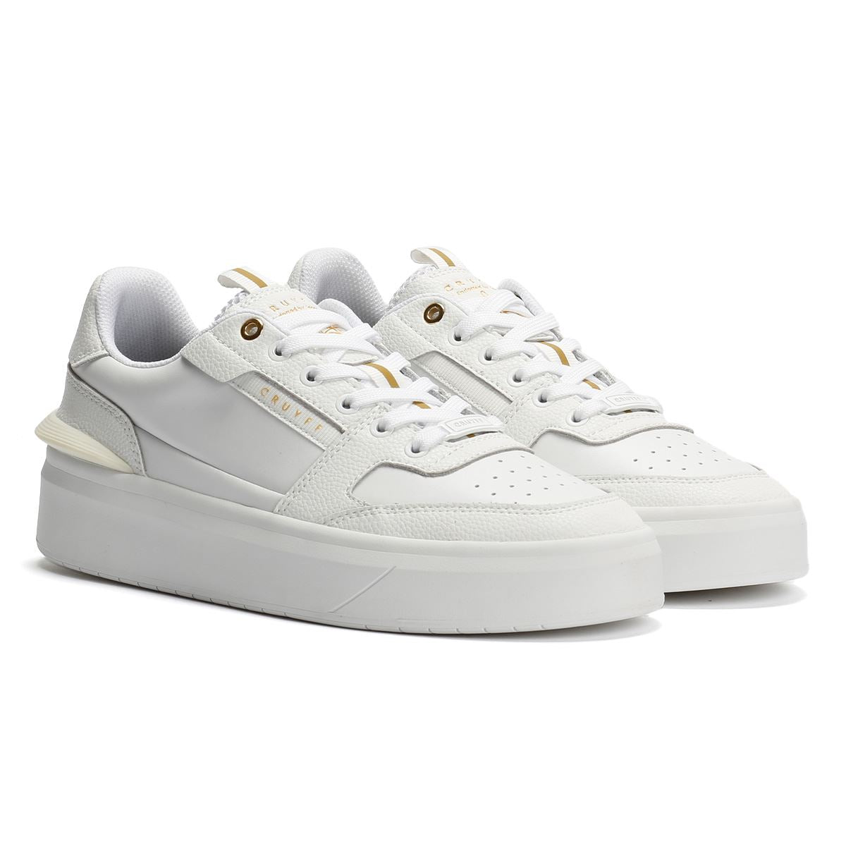 Cruyff Endorsed Tennis Leather Men's White Sneakers