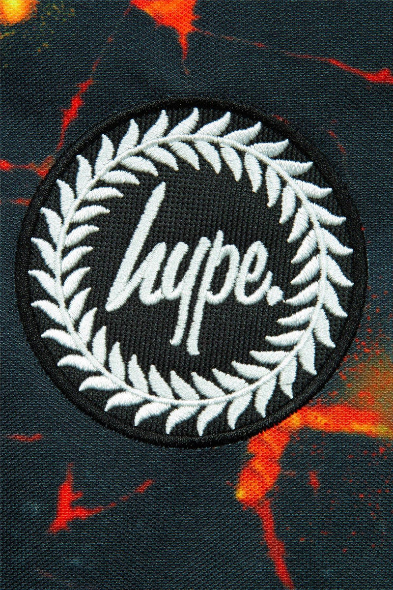 Hype Iconic Boy's Black Lava Backpack