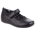 Hush Puppies Cindy Youth Girls Black Leather Shoes