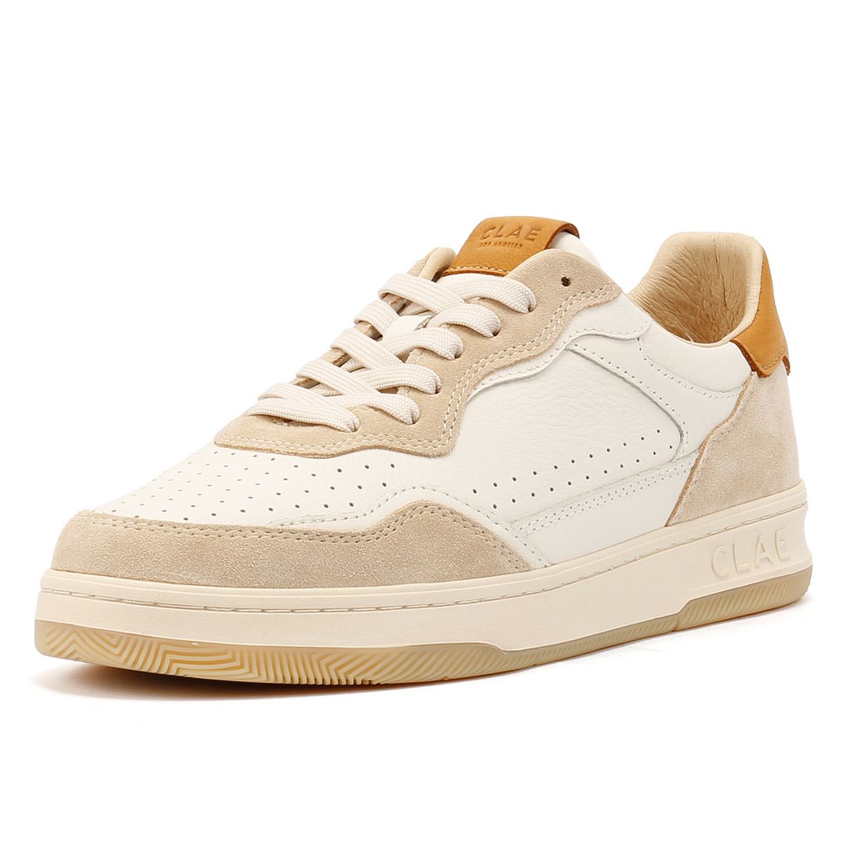 Clae Haywood Men's Fog Leather Safari Sneakers