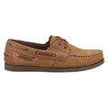 Cotswold Bartrim Leather Men's Camel Boat Shoes