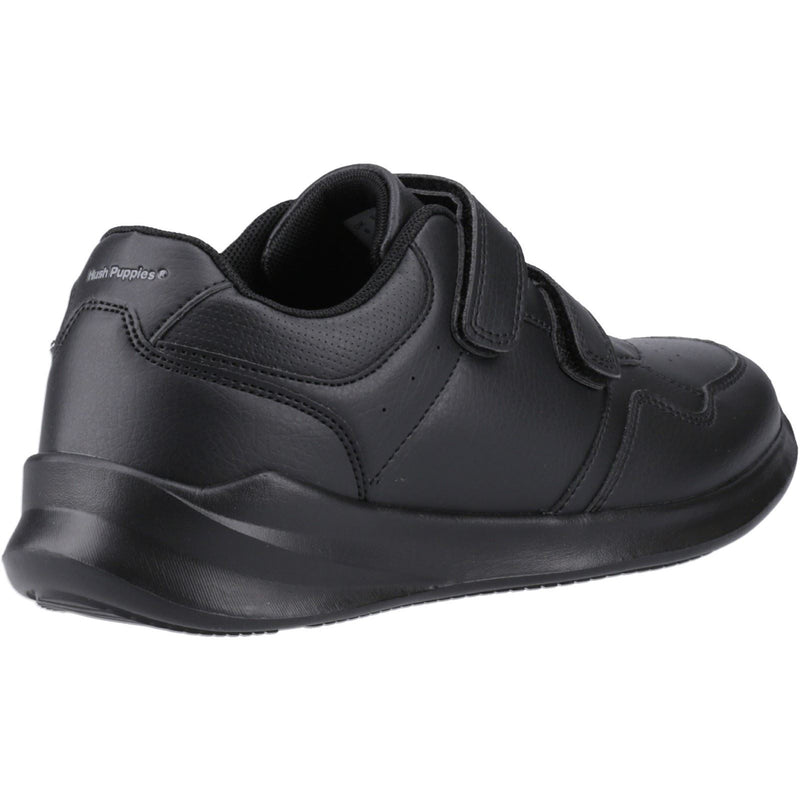Hush Puppies Marling Easy Senior Black Shoes - US 8