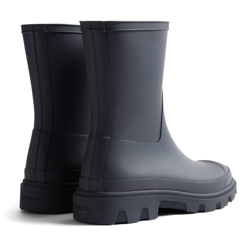 Hunter Downpour Short Boot Rubber Women's Hunter Navy Wellington Boots