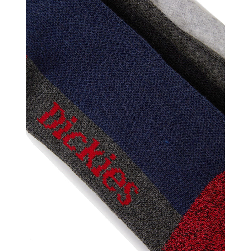 Dickies Cushion Crew Cotton Unisex Adults Multicoloured Socks - Calf