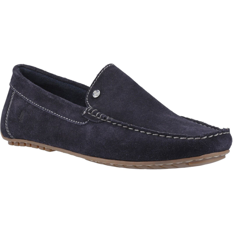 Hush Puppies Ralph Suede Leather Men's Navy Loafers
