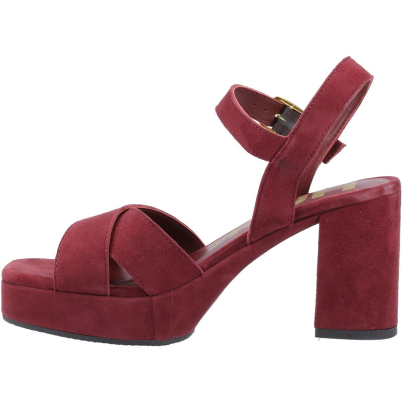 Hush Puppies Ophelia Suede Women's Bordeaux Sandals