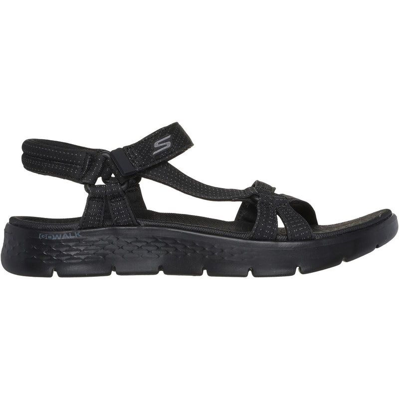 Skechers GO WALK Flex Sublime Synthetic Women's Black Sandals