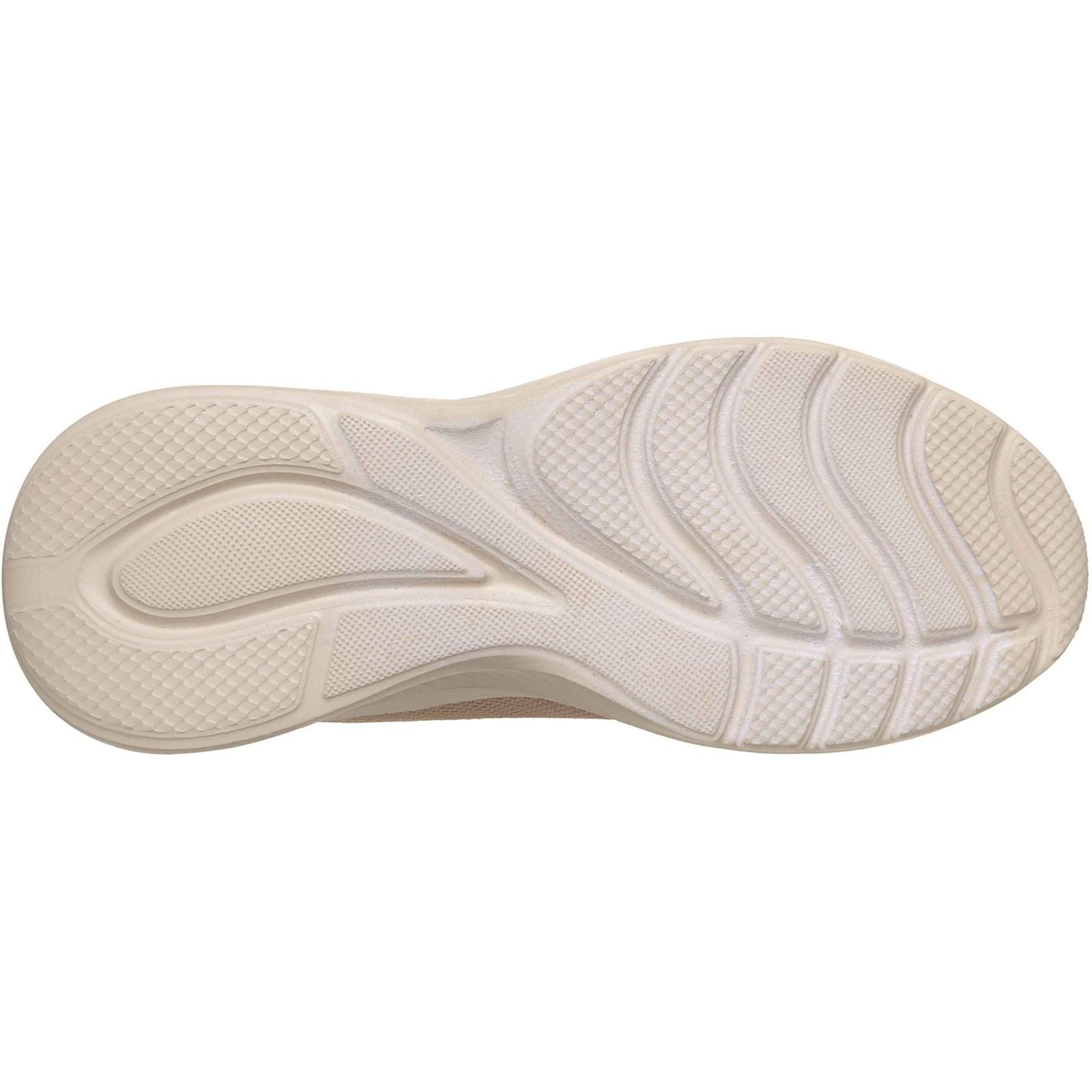 Skechers Bobs Squad Waves Current Look Textile Women's Taupe Sneakers