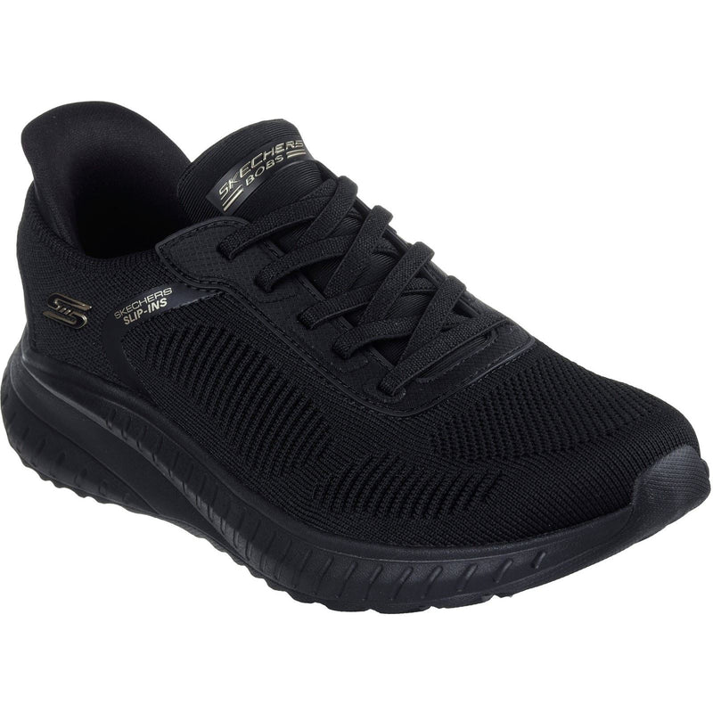 Skechers BOBS Sport Squad Chaos Textile Women's Black Sneakers