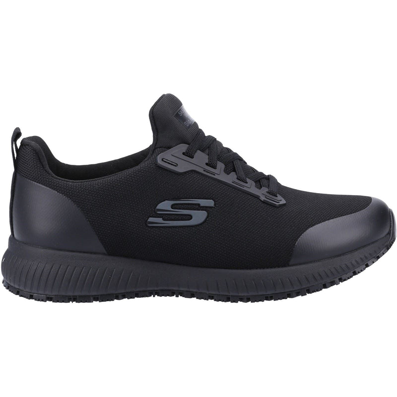 Skechers Workwear Squad Sr Wide Textile Women's Black Safety Sneakers