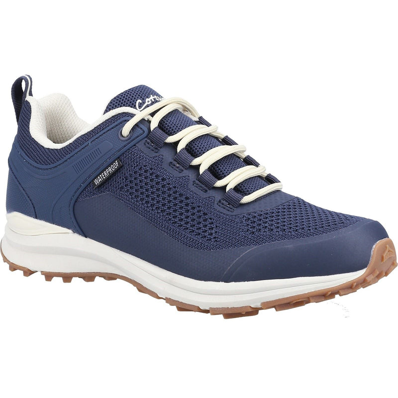 Cotswold Compton Recycled Plastic+Synthetic Pu Women's Navy Sneakers
