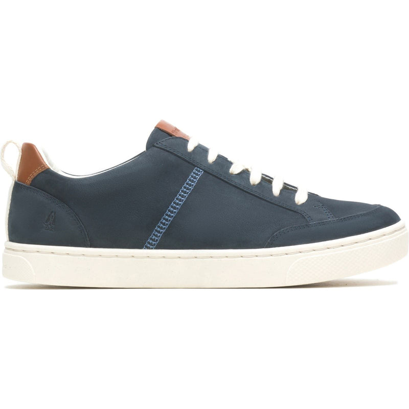 Hush Puppies The Good Low Top Leather Men's Navy Sneakers
