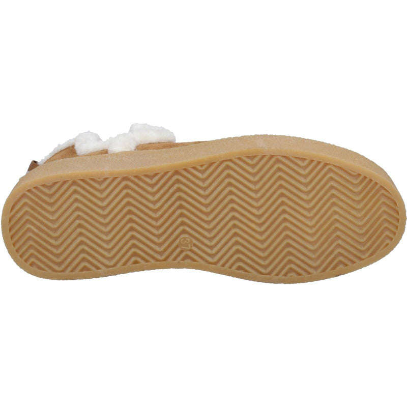 Hush Puppies Bella Suede Women's Tan Flat Chelsea Boots