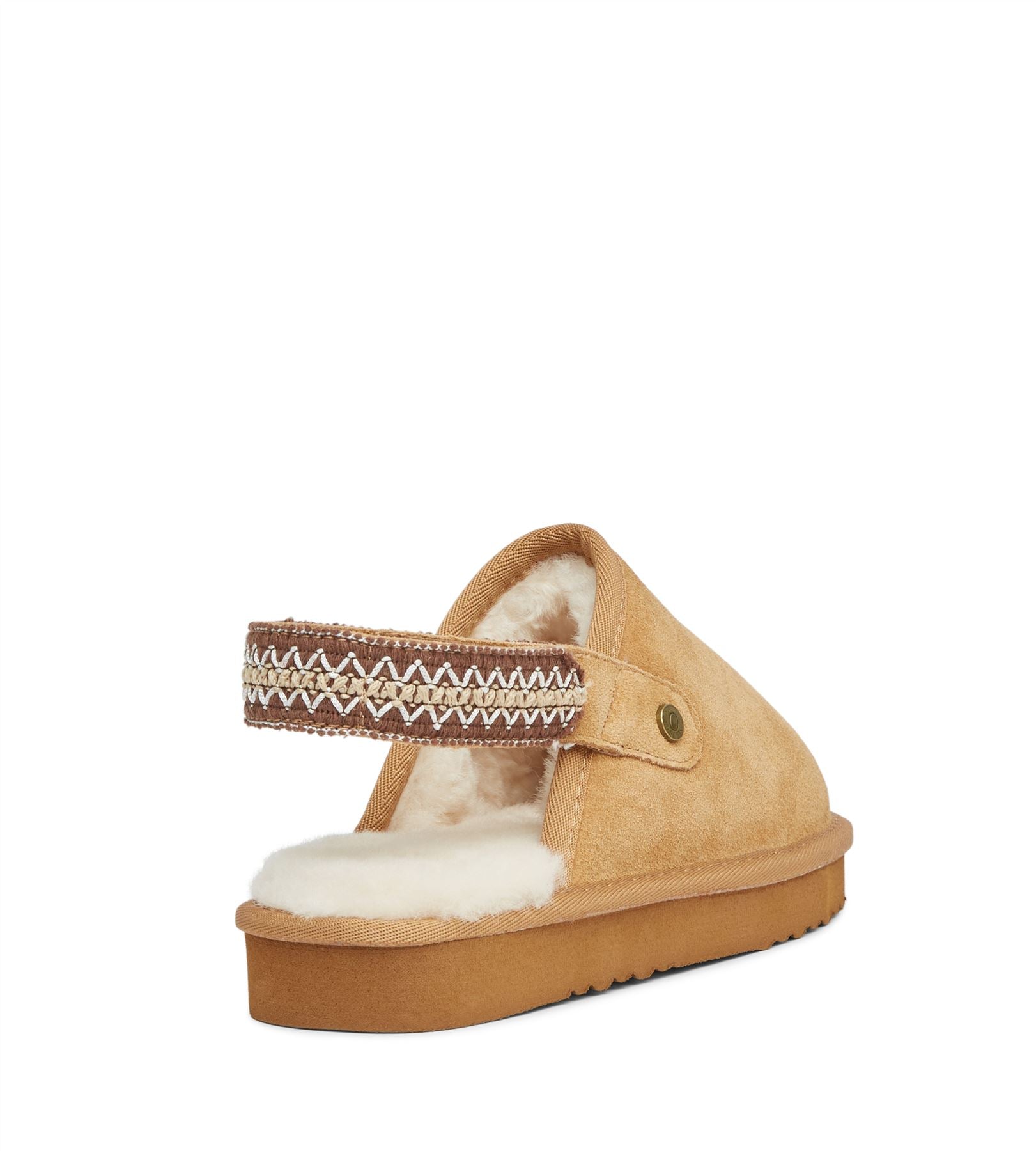 Osprey London The Constellation Suede Women's Tan Slippers