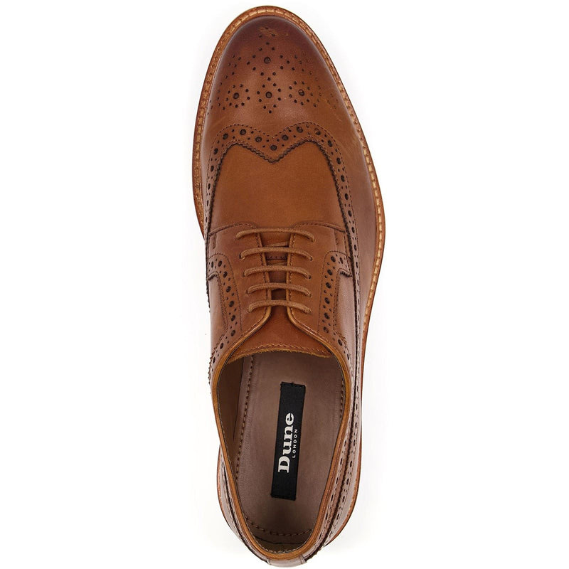 Dune Superior Suede Men's Brown Brogues Shoes