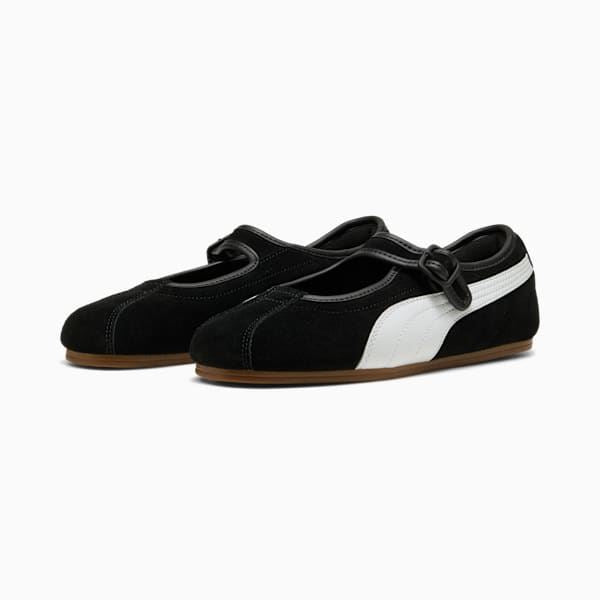 Puma Tacklette Suede Women's Black/White Sneakers