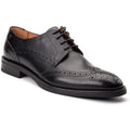 Base London Pocket Leather Men's Black Brogues Shoes