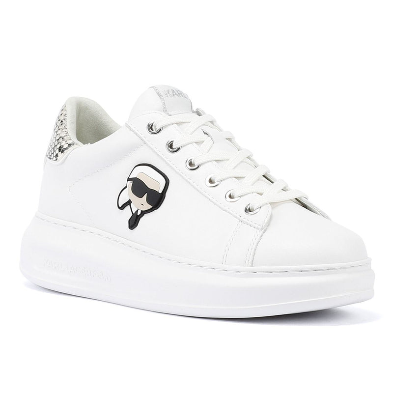Karl Lagerfeld Kapri NFT Lo Lace Women's White Sneakers