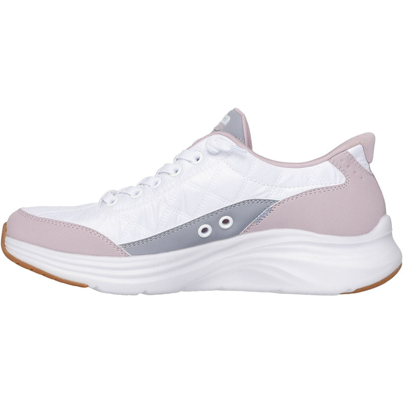 Skechers Contour Foam Cozy Fit Textile Women's White/Lavender Sneakers