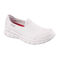 Skechers Workwear Sure Track Leather Women's White Sneakers