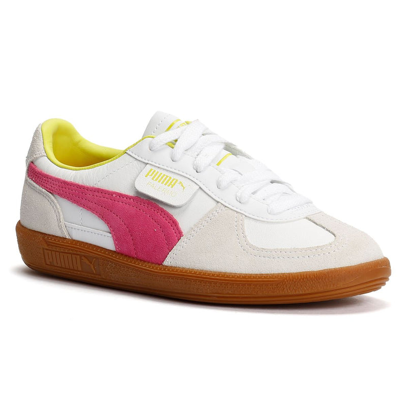 Puma Palermo Leather Women's White/Pink Sneakers