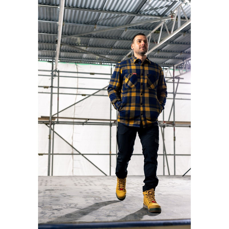 Hard Yakka Sherpa Men's Brown Fleece Jacket