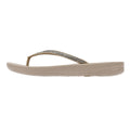 FitFlop Iqushion Ombre Sparkle Women's Taupe/Pewter Flip Flops