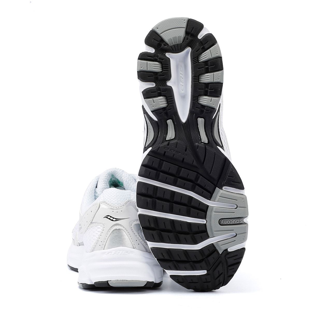 Saucony Ride Millenium White/Silver Sneakers