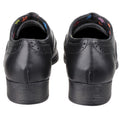 Hush Puppies Kada Junior Girls Black Leather Brogues