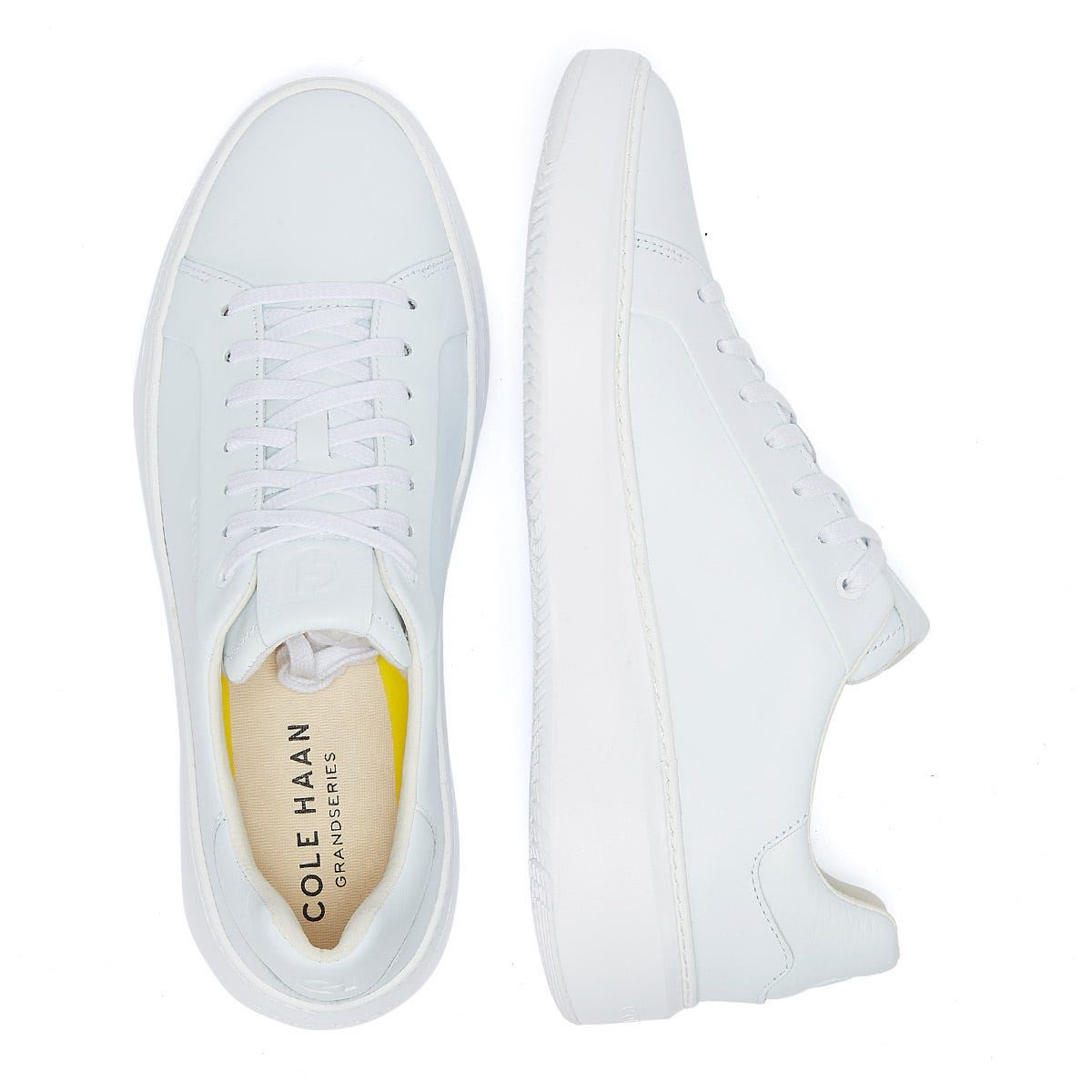 Cole Haan Grandprø Topspin Leather Men's Optic White Sneakers