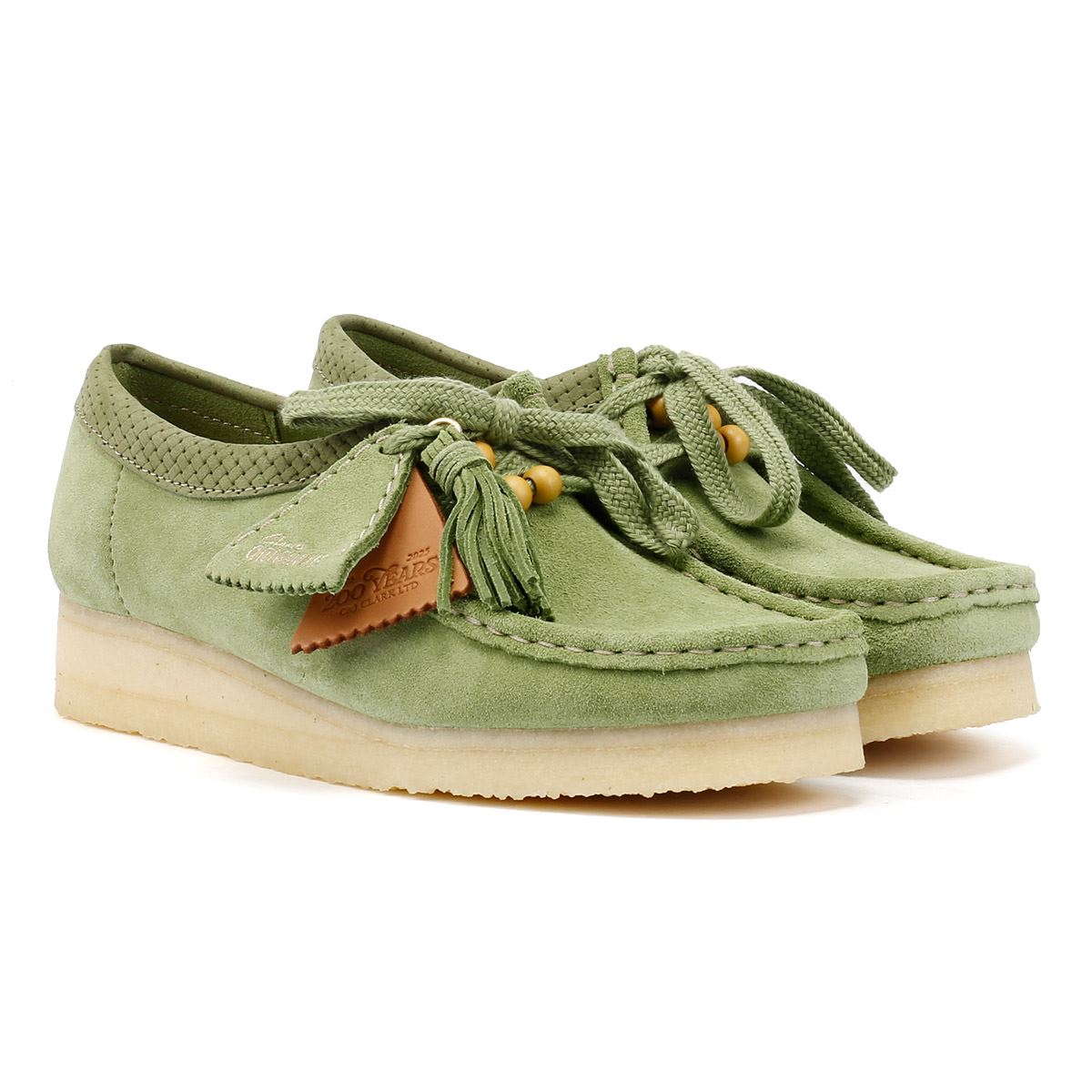 Clarks Originals Wallabee Suede Women's Apple Shoes