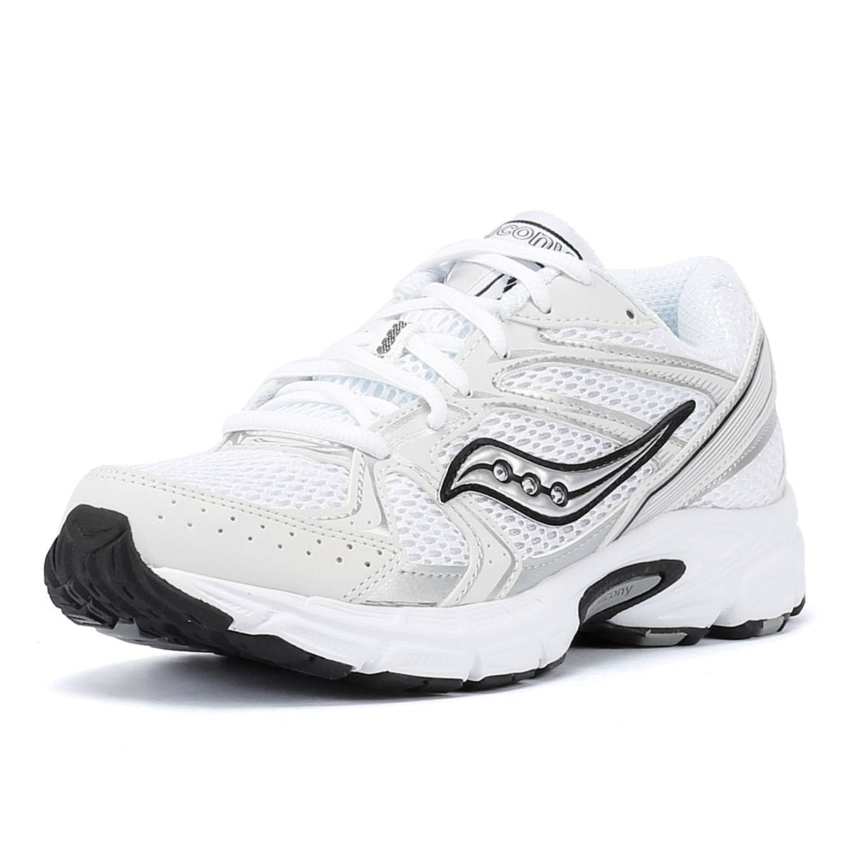 Saucony Ride Millenium White/Silver Sneakers