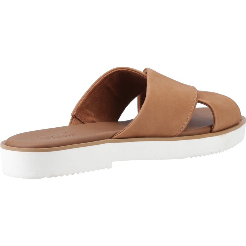 TOMS Mae Crossover Leather Women's Brown Sandals
