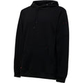 Hard Yakka Brushed Fleece Synthetic Men's Black Hooded Sweatshirt