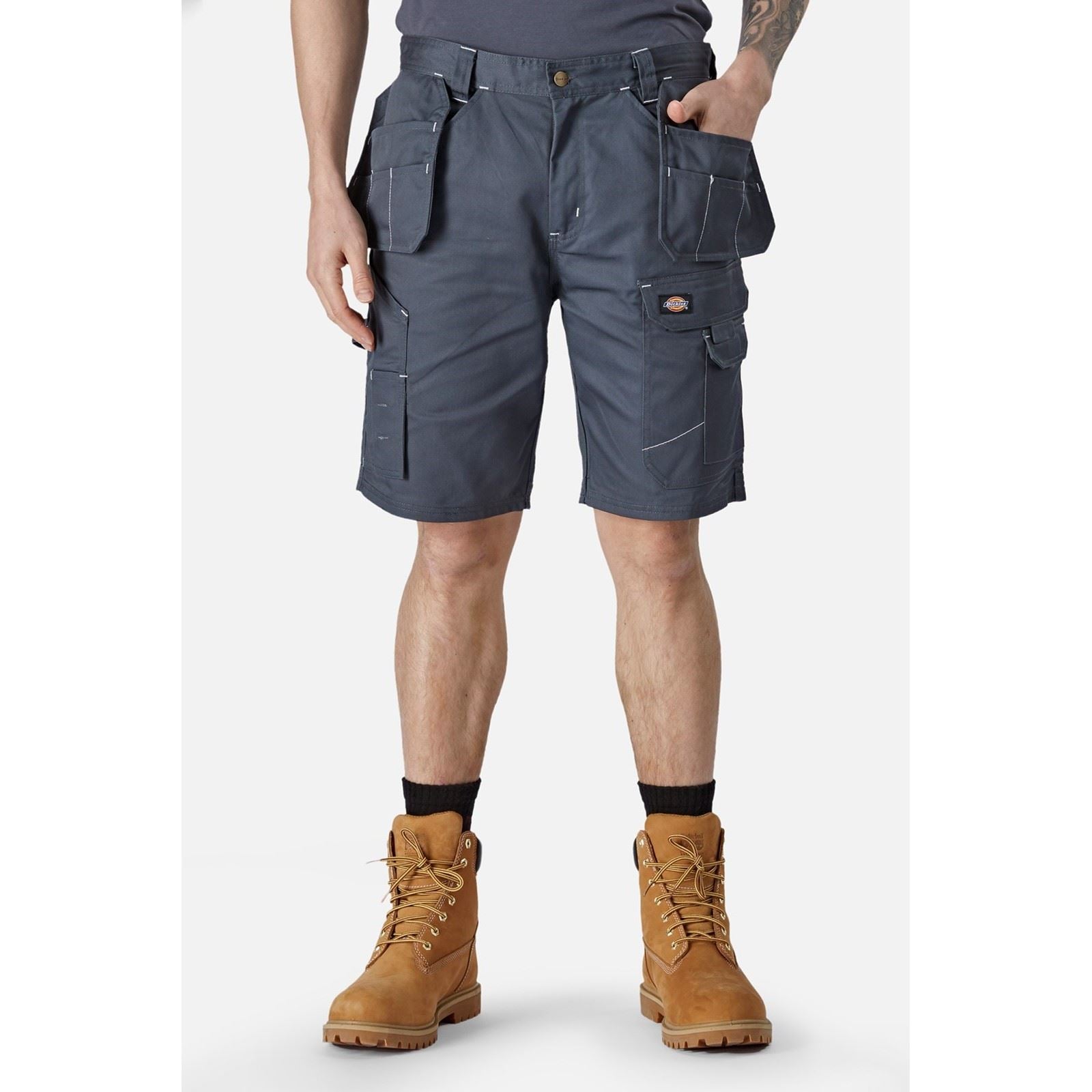 Dickies Redhawk Pro Work Synthetic Men's Grey Work Shorts