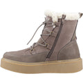 Hush Puppies Bronte Suede Women's Taupe Winter Mid Calf Boots