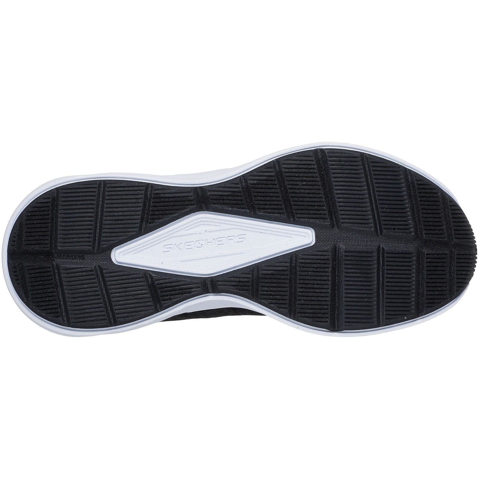 Skechers Microspec Tread Boy's Black & Blue/Orange Trainers