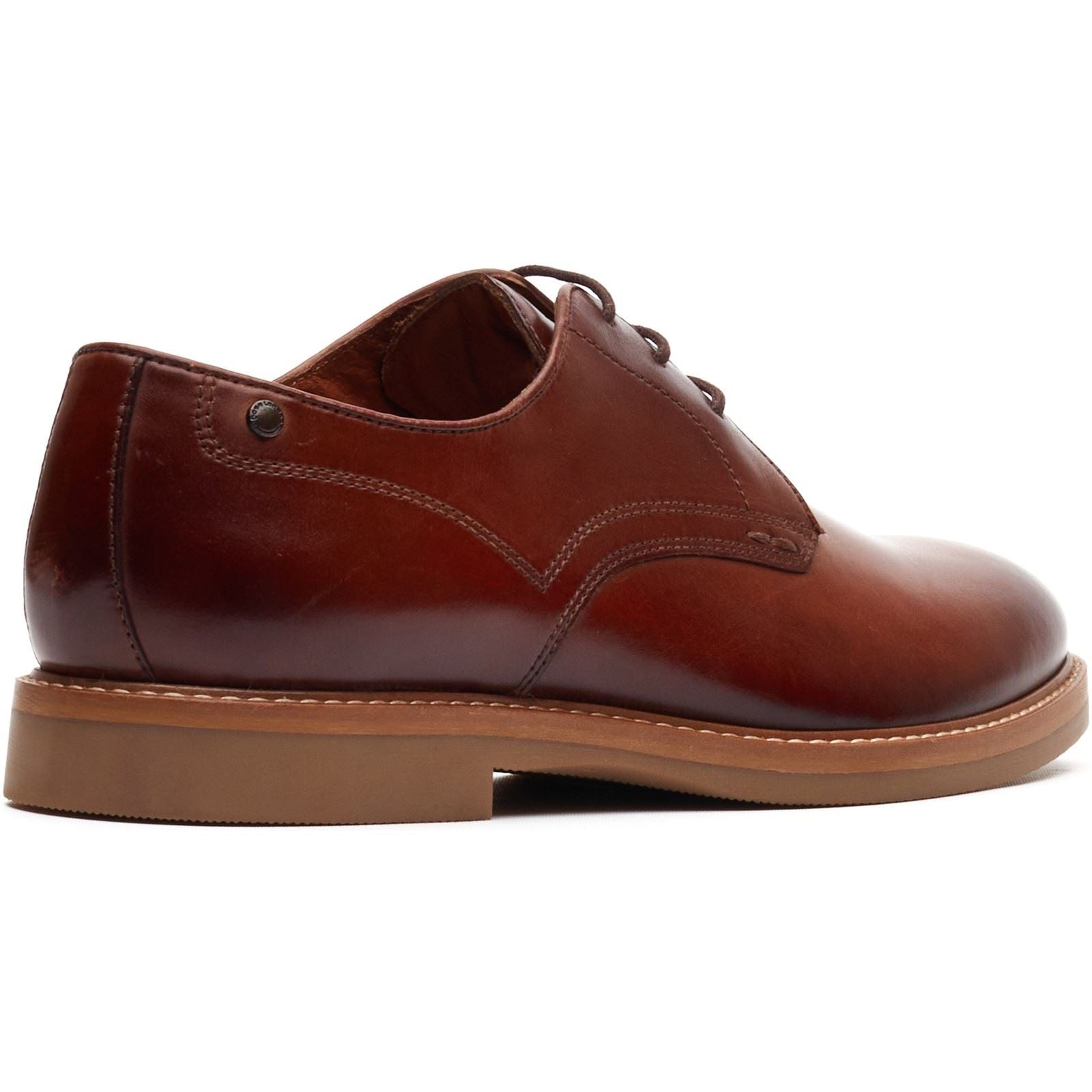 Base London Strand Lace Up Leather Men's Burnt Tan Lace-Up Shoes
