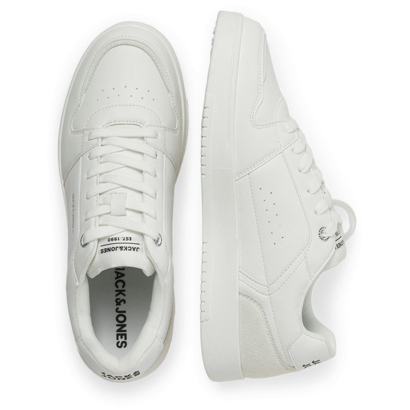 Jack & Jones Ealing Synthetic Men's White Silver Sneakers