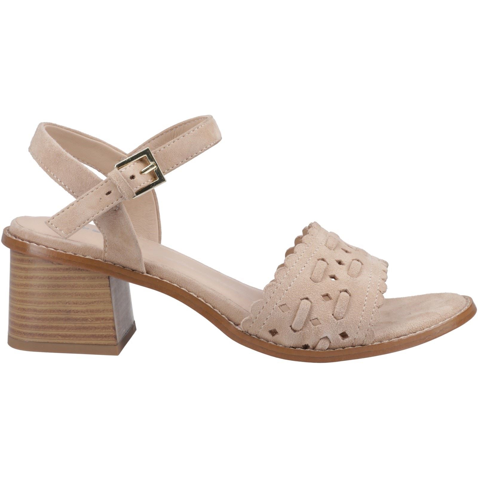 Hush Puppies Lacie Suede Women's Taupe Heels